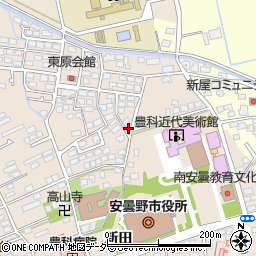 長野県安曇野市豊科新田5609-6周辺の地図