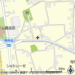 長野県安曇野市豊科南穂高寺所843周辺の地図