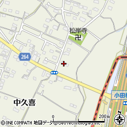栃木県小山市中久喜486周辺の地図