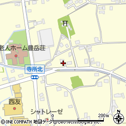 長野県安曇野市豊科南穂高835周辺の地図
