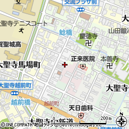 石川県加賀市大聖寺中町21周辺の地図