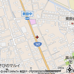 長野県安曇野市豊科新田5878周辺の地図