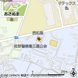 栃木県佐野市高萩町693周辺の地図