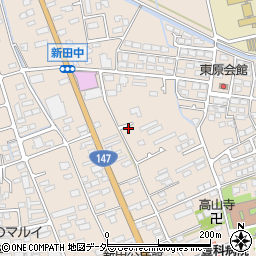 長野県安曇野市豊科新田5875周辺の地図