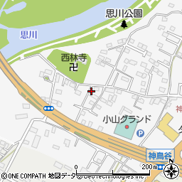 栃木県小山市神鳥谷183周辺の地図