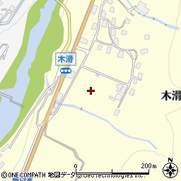石川県白山市木滑ホ周辺の地図