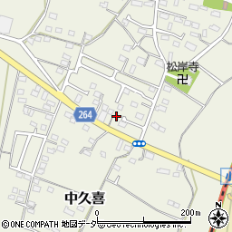 栃木県小山市中久喜303周辺の地図