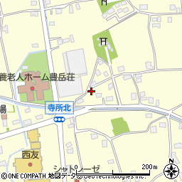 長野県安曇野市豊科南穂高寺所834周辺の地図