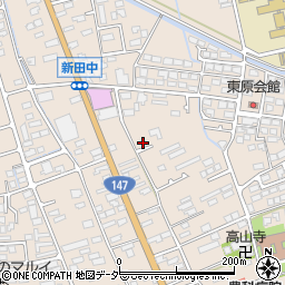 長野県安曇野市豊科新田5883周辺の地図