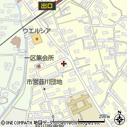 桐生信用金庫韮川支店周辺の地図