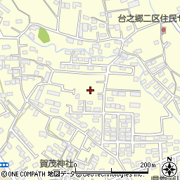 群馬県太田市台之郷町周辺の地図