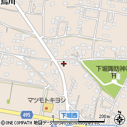 長野県安曇野市堀金烏川5060周辺の地図