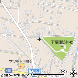 長野県安曇野市堀金烏川5063周辺の地図