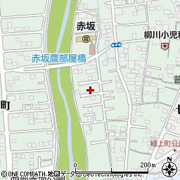 栃木県佐野市赤坂町周辺の地図