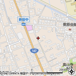 長野県安曇野市豊科新田5881周辺の地図