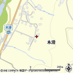 石川県白山市木滑ヘ1011周辺の地図