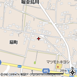 長野県安曇野市堀金烏川扇町5195周辺の地図