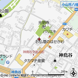 栃木県小山市神鳥谷688-2周辺の地図