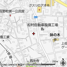 セブンイレブン高崎上佐野町店周辺の地図