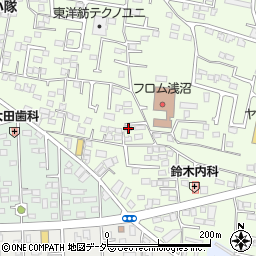 栃木県佐野市浅沼町105周辺の地図