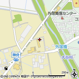 茨城県筑西市神分201周辺の地図