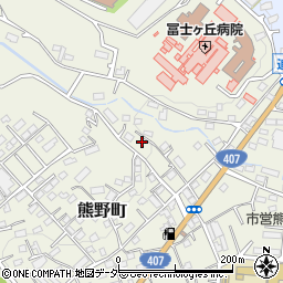 群馬県太田市熊野町周辺の地図