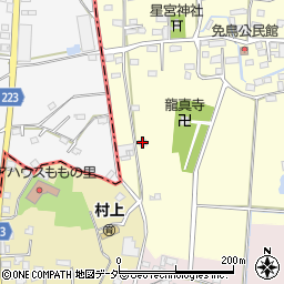 栃木県佐野市免鳥町688周辺の地図