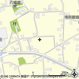 長野県安曇野市豊科南穂高寺所周辺の地図