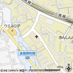 群馬県高崎市下之城町968周辺の地図