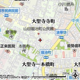 石川県加賀市大聖寺山田町周辺の地図