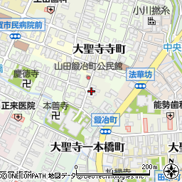 石川県加賀市大聖寺山田町周辺の地図