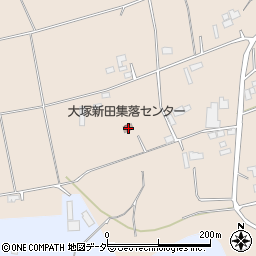 茨城県桜川市真壁町大塚新田166周辺の地図