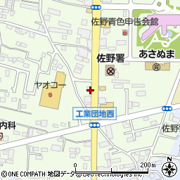 栃木県佐野市浅沼町602周辺の地図