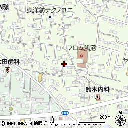 栃木県佐野市浅沼町104周辺の地図