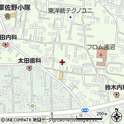 栃木県佐野市浅沼町88周辺の地図
