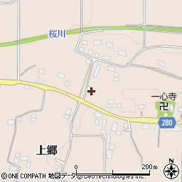 茨城県笠間市上郷1703周辺の地図
