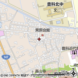 長野県安曇野市豊科新田5598-6周辺の地図