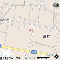 長野県安曇野市堀金烏川扇町5228-2周辺の地図