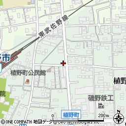 ファミリーマート佐野植野町店周辺の地図