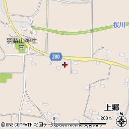 茨城県笠間市上郷3125周辺の地図