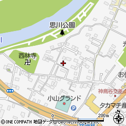 栃木県小山市神鳥谷162周辺の地図
