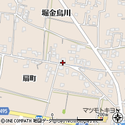 長野県安曇野市堀金烏川5459周辺の地図