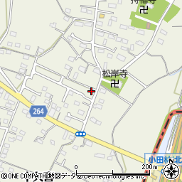 栃木県小山市中久喜306周辺の地図
