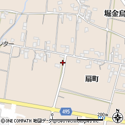 長野県安曇野市堀金烏川扇町5229周辺の地図
