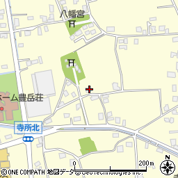 長野県安曇野市豊科南穂高寺所853周辺の地図