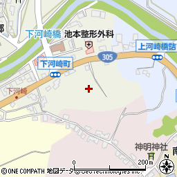 石川県加賀市下河崎町レ周辺の地図