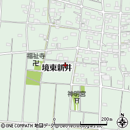 群馬県伊勢崎市境東新井周辺の地図