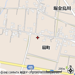 長野県安曇野市堀金烏川扇町5226-2周辺の地図