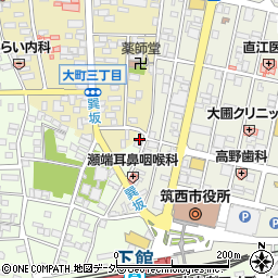 茨城県筑西市乙672-2周辺の地図