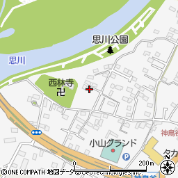 栃木県小山市神鳥谷159-6周辺の地図